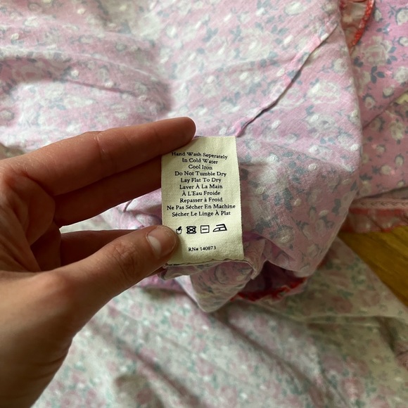 Loveshackfancy Ren Dress in Strawberry Melange Size Medium - Picture 14 of 16